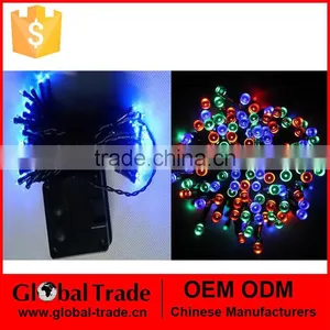 G0075 2v 50LED Four Mixed Color Pink Solar Fairy Lights String Trees Christmas Party Garden Outdoor Light thumbnail-1