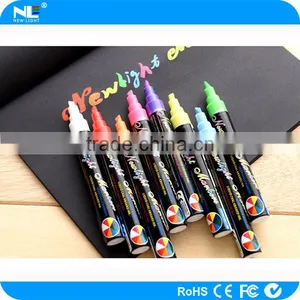 Colorful and Smooth Nib Fluorescent Marker Pen / Erasable Marker Pen for LED Writing Board thumbnail-2