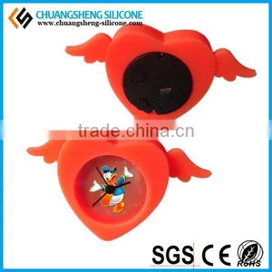 Angel Wings Shape Clock, Silicone Clock, OEM Clock thumbnail-6