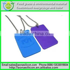 China TOP Supplier High Quality With Custom Logo Silicone Dog Tag thumbnail-1