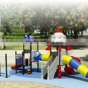 Space Ship Plastic Tunnel Slide "CHINA 500 TOP BRAND " Excellent Quality Kids Plastic Tunnel Slide(HA-07001) thumbnail-1