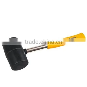 WT3099 Worksite Brand Hand Tools 16oz Rubber Mallet / Hammer With Steel Handle thumbnail-2