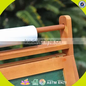 2017 Wholesale Kids Wooden Double Sided Ease Portable Children Wooden Double Sided Easel Best Wood Double Sided Easel W12B104 thumbnail-6