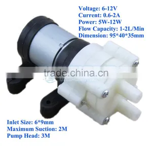 R385 12V DC Diaphragm Pump for Fish Tank/Fan Cooling/Tea Machine thumbnail-1