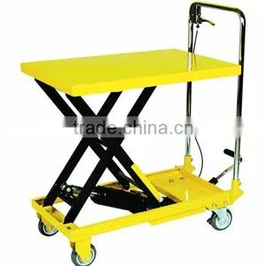 150KGS,300KGS,500KGS Hydraulic Lift Table Cart thumbnail-1