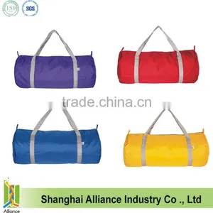 210-Denier New Nylon Round Barrel Duffel Sports Gym Bag thumbnail-1