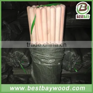 Hot Sale Top Quality Nature Wooden Broom Handle Manufacturer Brush Handle Mop Stick thumbnail-2