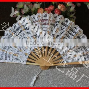 Wholesale Lace Wedding Bamboo Fan thumbnail-5