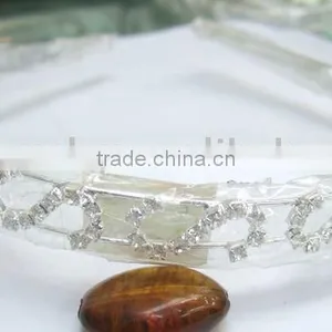Fashion Silver Bridal Women Jeweled Hair Headbands thumbnail-1