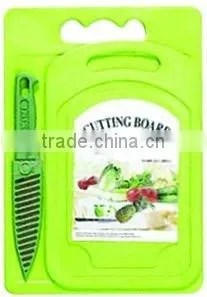 2pcs Cutting Board Set,with Plastic Knife thumbnail-1