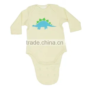 Organic Cotton Baby Breathable Body Suit and Baby Cartoon Body Suit With Plain White Organic Cotton Protective Body Suit thumbnail-1