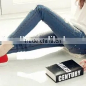 New Style High-end Denim Maternity Pants thumbnail-2