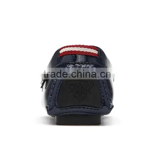 High Quality Cow Leather Casual Shoes Sample Fashion for Men, Adults Casual Peas Shoes Made in China Factory thumbnail-4