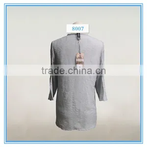 New Design Lady Latest Long Kurti Embroidered V-neck Designs Yada Clothing thumbnail-2