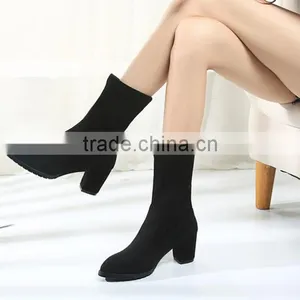 Zm35772a 2017 Autumn Ladies High Heel Boots New Style Women Shoes thumbnail-1