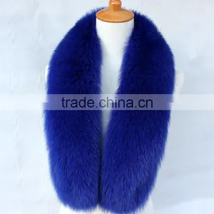 Myfur Natural Large Fox Fur Collar / Fur Trim for Winter Coat/Parka thumbnail-3