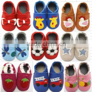 OEM or Stocked Designs Leather Baby Walking Shoes,Baby Leather Shoes,soft Sole Baby Shoes, thumbnail-1