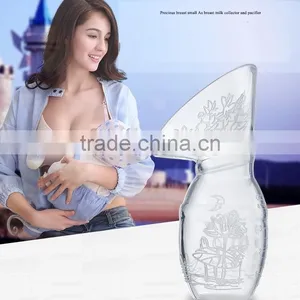 New Silicone Breastfeeding Pump/Milk Pump Suction Bottle/Breast Milk Pump With Lid thumbnail-3