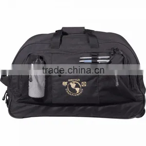 Urban Passage 25" Rolling Duffel Bag - Features Inline Skate Wheels for Smooth Rolling and Comes With Your Logo thumbnail-2