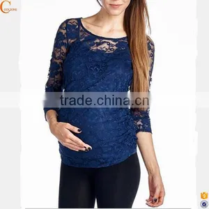 Wholesale Office Maternity Clothes Lace Design Clothing thumbnail-1
