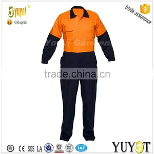 100% Pre Shrunk Solid Color Cotton Mechanic Coveralls thumbnail-1