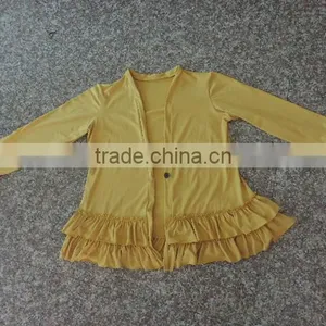 Wholesale 2016 Womans Jackets Super Cotton Ruffle Design Blouse Womans Spring Jackets thumbnail-5