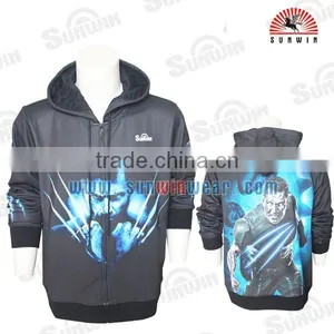 Best Selling Products in US Wholesale Thumb Hole Hoodie With Hood thumbnail-2