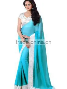 Attractive Party Wear Sarees 17430 thumbnail-1