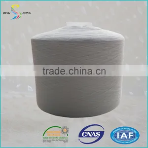 Wuhan 52/2 Semi Dull Korean Tubu 100% Virgin Polyester Spun Yarn thumbnail-1