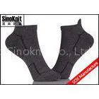 Cool Dark Grey Ankle Custom Athletic Socks , Compression Non Slip Sport Socks thumbnail-1