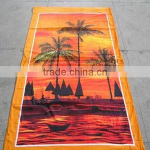 Reactive Screen Printed Weighted Beach Towel thumbnail-1