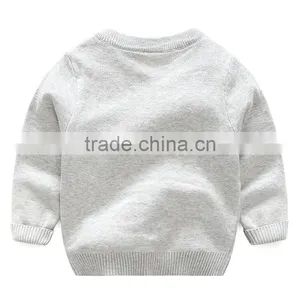 Autumn Spring and Winter Baby Wool Embroidery Knitting Design Sweater thumbnail-3