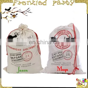 New Christmas Drawstring Santa Sack FGCS-0207 thumbnail-4