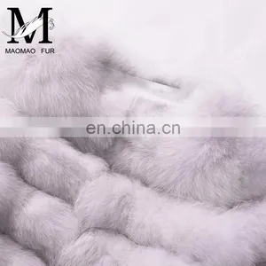 2016 Fashion Latest Coat Designs for Women / Natural Fox Fur Women Coat thumbnail-5