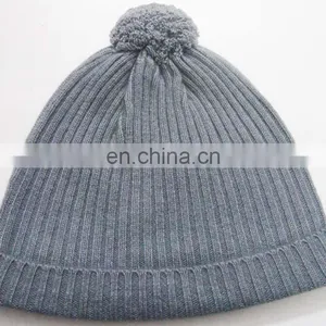 Knitted Cashmere Rib Caps thumbnail-4