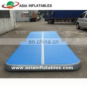 Blue Airtight Gym Inflatable Tumble Mattress For Sport Game thumbnail-1