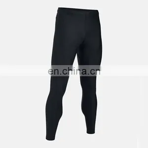 Workout Nylon Black Elastic Fitness Winter Sublimated Cycling Sport Gym Running Compression Tights Men thumbnail-5