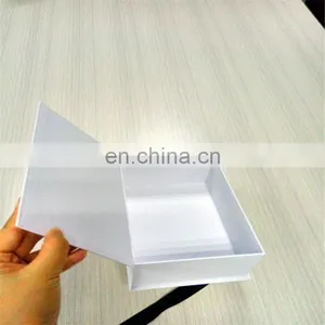 Popular !!! Pure White Christmas Packaging/christmas Gift Box With Bow Closure thumbnail-6