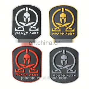 Sew on Silicone Patch Durable Eco-friendly Soft 3D PVC Rubber Badge by Fujian thumbnail-4