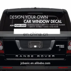 Custom Printing Easy Peel off Vinyl Car Window Stickers thumbnail-5