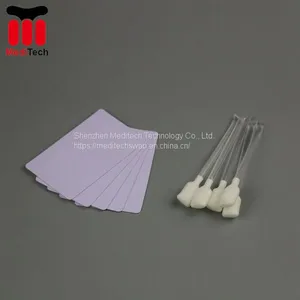 HOT SALE Evolis Card Printer Cleaning Kit / IPA Pre-saturated CR80 Cleaning Card thumbnail-1
