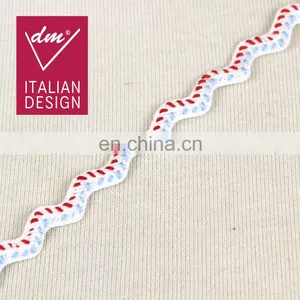 Wholesale Cheap Ric Rac Plastic Ribbon Tape for Garment Decoration thumbnail-1