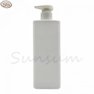 500ml White Shampoo Hair Care Products Pump Shampoo Bottle thumbnail-1