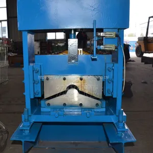 CE Standard PPGI Steel Ridge Cap Roll Forming Machine thumbnail-5
