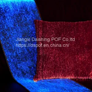 Square-shape Fiber Optic Pillow Case Led Light up Pillow Cover Luminous Pillowslip thumbnail-5