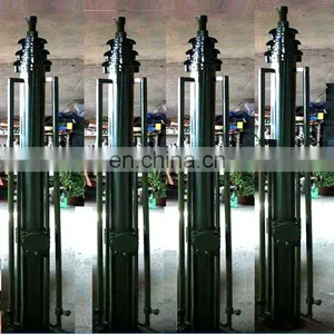 Hand Lifting Manual Winch Telescopic Antenna Electric Pneumatic Motorized Pump for Trailer Lighting Telecommunication Mast Tower thumbnail-6