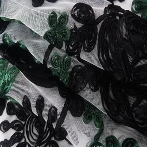 Ribbon 3d Embroidery Lace Fabric thumbnail-3