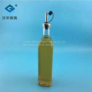 Manufacturer of 500ml Square Olive Oil Glass Bottle thumbnail-2
