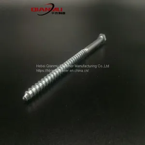 Hex Head Wood Screw DIN571 Zinc Plated Carbon Steel Wood Screw thumbnail-1