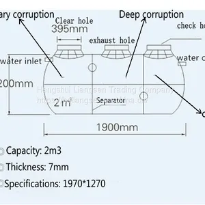 Frp Grp Smc Sewage Septic Tank With High Quality and Good Price thumbnail-5